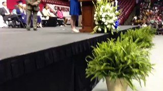 Tuscaloosa Military Mom Surprises Son at High School Graduation