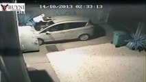 CCTV / CCTV Shows 'Shears Intruder' Tasered Off Car Roof