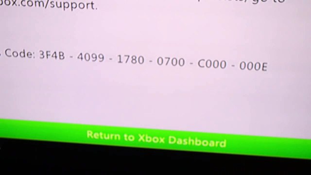 Xbox 360 Slim Update Error Fix Status Code C000000E
