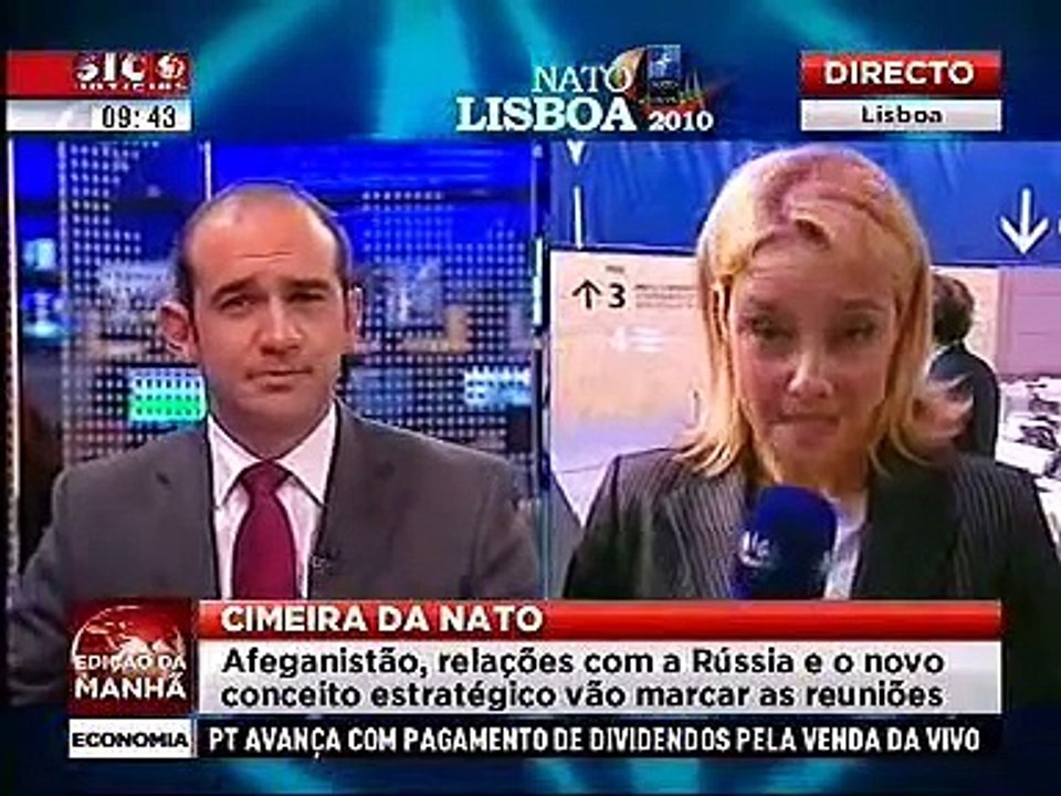 Admiral Giampaolo di Paola on SIC TV Portugal at NATO Summit in Lisbon