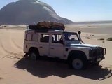 4x4 Stuck in Sand Ben Amera Mauritania