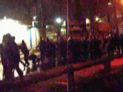 AJA-PSG AFFRONTEMENTS / INCIDENTS CRS/SUPPORTERS PARISIENS