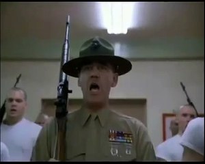Full Metal Jacket - Sergente Hartman - Con lui ammazziamo e con questo Chiavam!