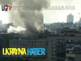 Kiev yangın горит дом fire Kyiv Ukraine Ukrayna ev haber