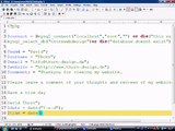 MySQL Tutorial 2 - Inserting entries into database