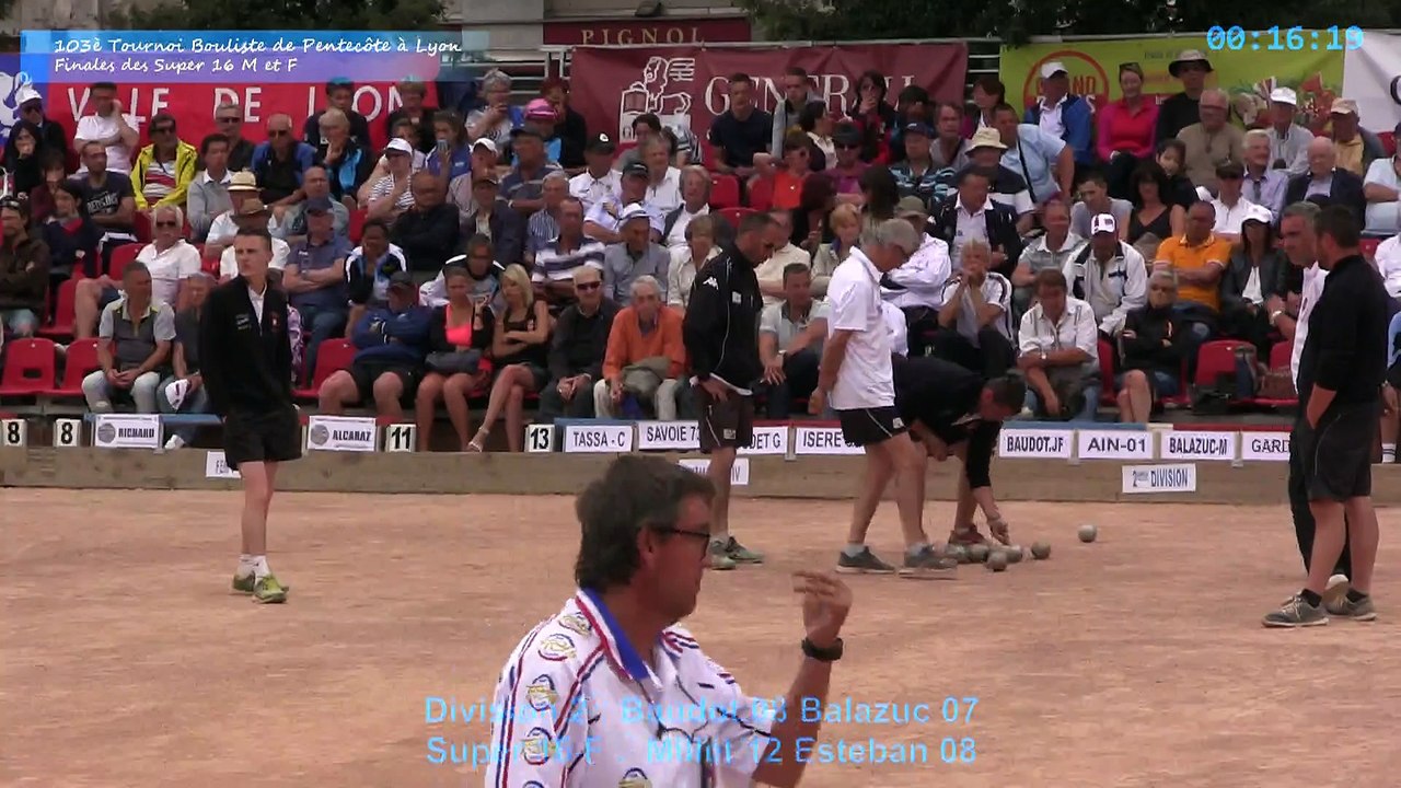 Fin de partie 2ème division, Finale du Bellecour , Sport Boules, Lyon 2015