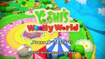 Yoshi s Woolly World - Title Screen
