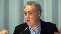 Michele Santoro alla conferenza stampa di Raiperunanotte