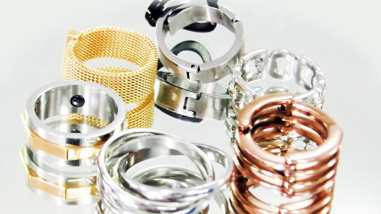 Creative and unusual stainless steel rings