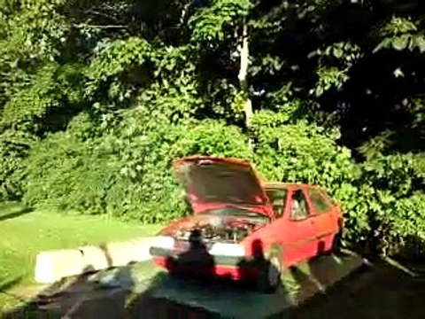 Mopar Meet 2010 - Engine blow-up (Citroën ZX 1,4)