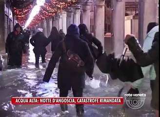 VENEZIA, ACQUA ALTA E NEVE A CARNEVALE (12 febbraio 2013)