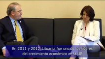 Diálogos Europeos: embajadora de Lituania, Audra Plepyte y Franscico Fonseca