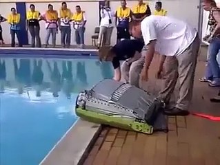 Funny ship made with plastic, I hope you have never seen it before