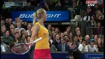 Maria Sharapova Dance With Man On Tennis Court