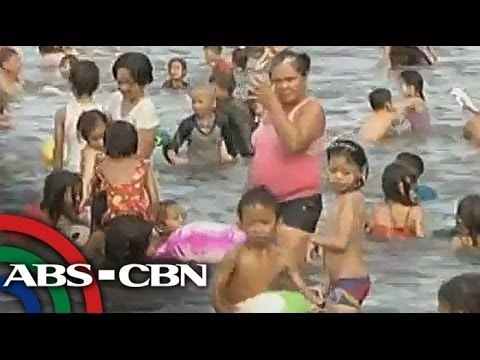 Easter beach bumming at Manila Bay