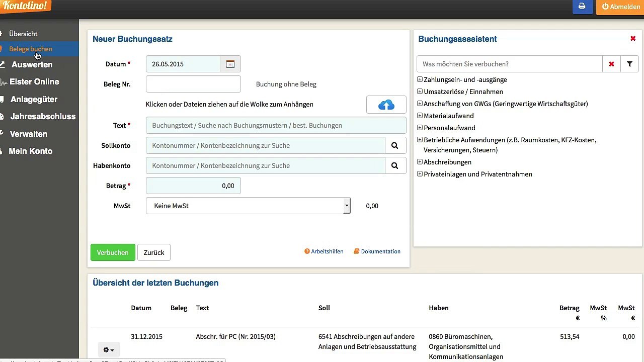 Teil 04: die neuen GOBD und das digitale Belegarchiv in Kontolino!