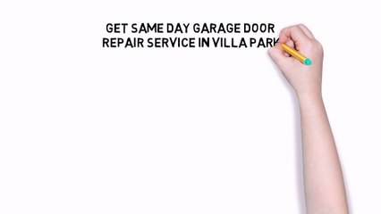 Get fast Garage Door Repair Service In Villa Park IL