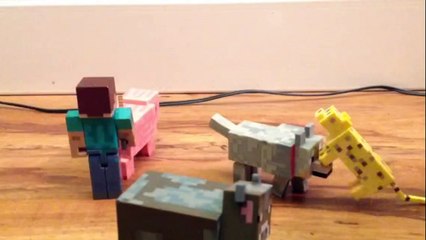 Minecraft Action Figure Stop Motion Full