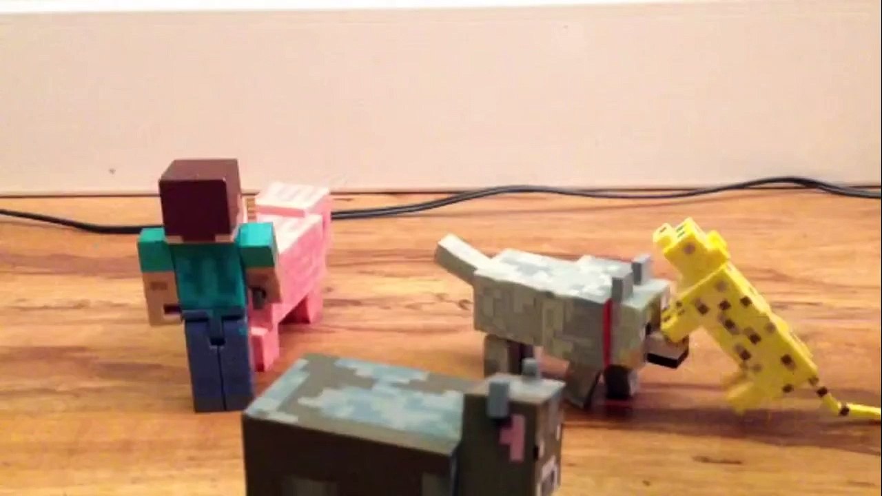 Minecraft Action Figure Stop Motion Full