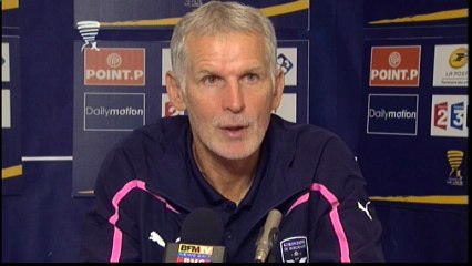 Conférence de presse après St-Etienne-Bordeaux