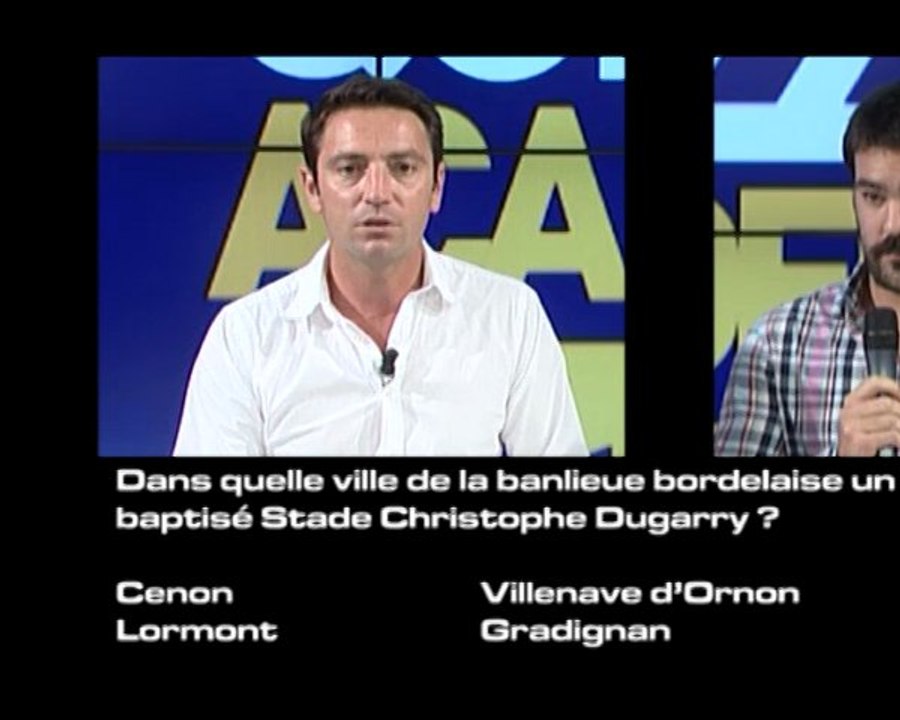 Quizz Académie - Vanessa face à Thomas