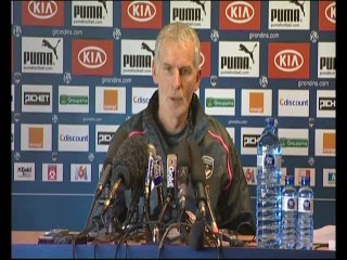 Point presse avant Lille-Bordeaux