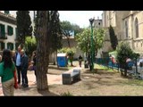 Napoli - Un parco giochi nel giardino di Santa Chiara (25.05.15)