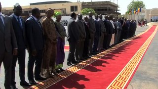 Arrivée du Président Ali Bongo Ondimba à N'Djamena pour le sommet de la CEEAC