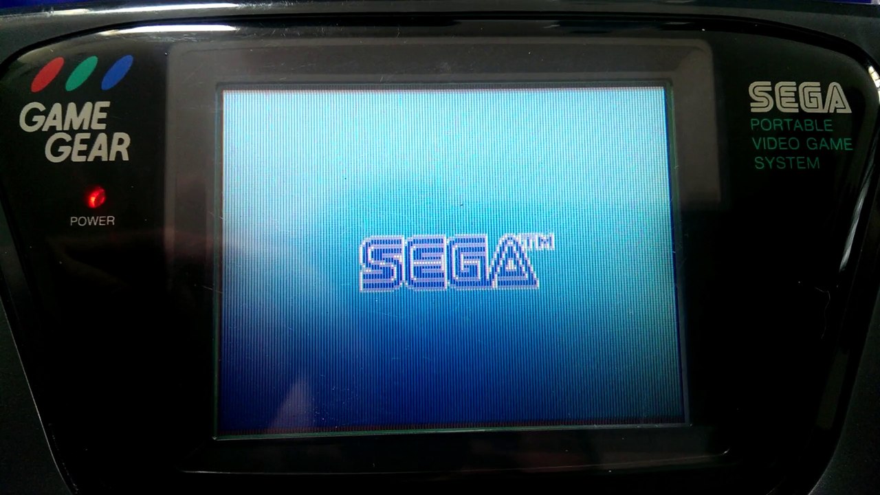 GAME GEAR - Test après changement condos son