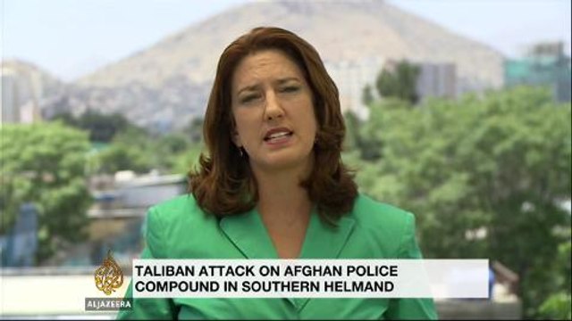 Afghan Taliban siege Helmand police station