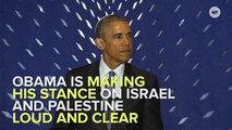 Obama Pushes For Two-State Solution