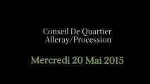 Conseil de Quartier Alleray/ Procession du Mercredi 20 Mai 2015