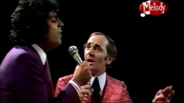 CHARLES AZNAVOUR & ENRICO MACIAS – talking and singing, french, jiddisch, others… (HD)