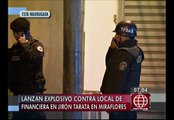 Granada explotó en calle Tarata y alarmó a vecinos de Miraflores [Video]
