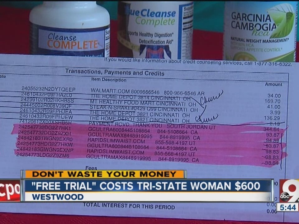 Diet pill 'risk-free trial' turns into credit card nightmare