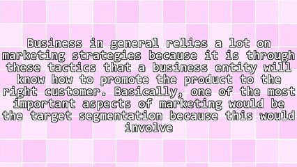 Developing A Market Segmentation Strategy
