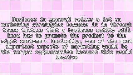 Developing A Market Segmentation Strategy