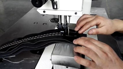 Two needle post  ped sewing machine for thick threa topstitching (Decorative  stitch)