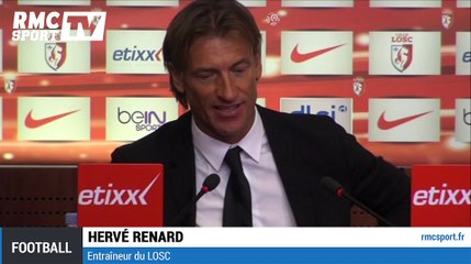 La présentation officielle d'Hervé Renard à Lille