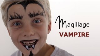 Maquillage Vampire - Tutoriel maquillage enfant facile