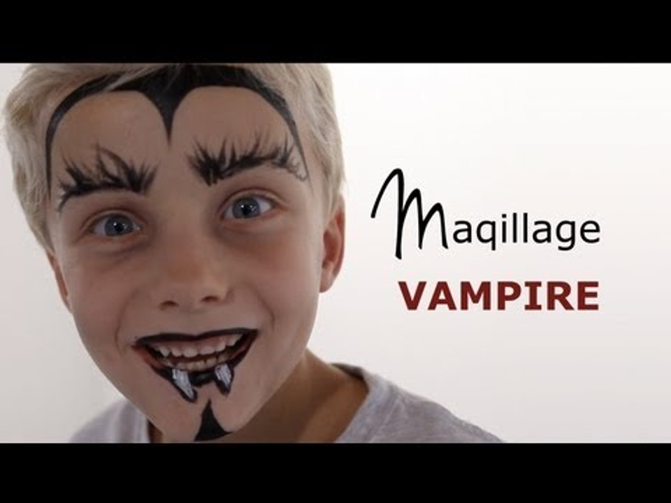 Maquillage Vampire - Tutoriel maquillage enfant facile