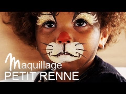 Maquillage Renne de Noël - Tutoriel maquillage enfant facile