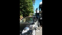 Internauta registra acidente em Rio Novo do Sul