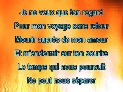KARAOKE DEMIS ROUSSOS - Mourir auprès de mon amour