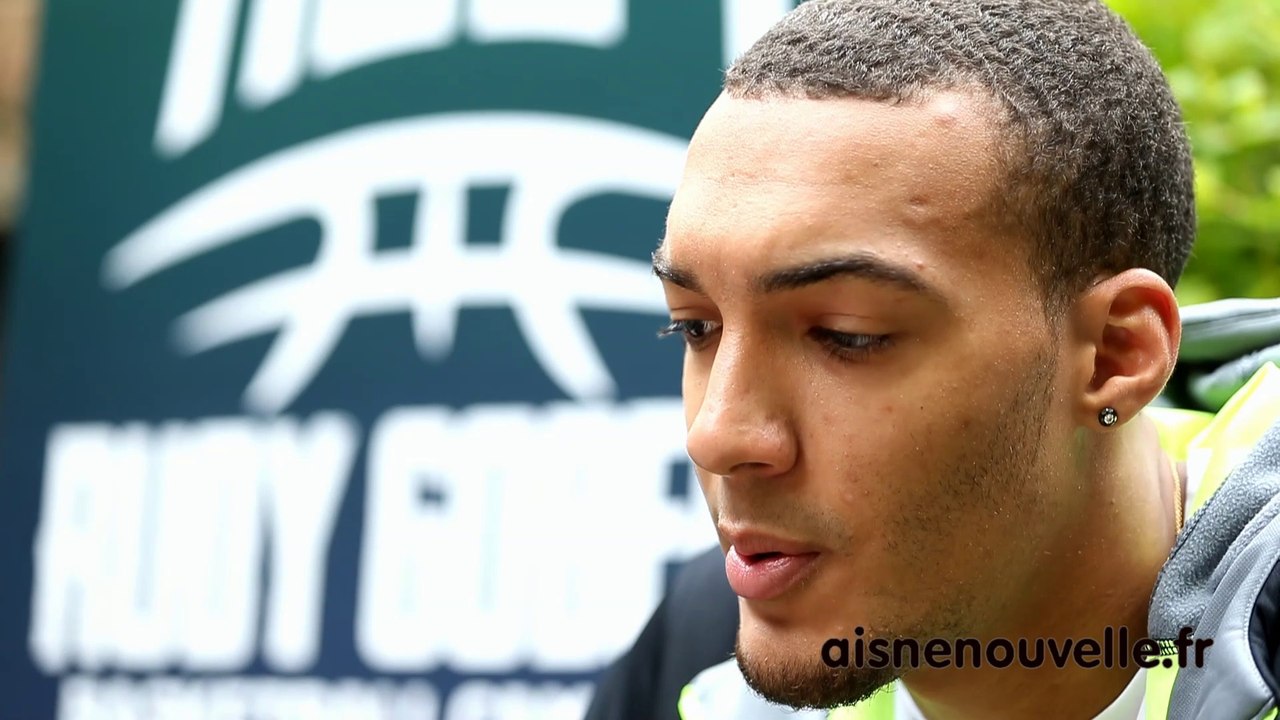 Rudy Gobert à Saint-Quentin pour présenter son camp