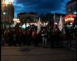 Bulgarians protest against Libya.