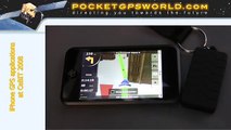 iPhone GPS running iGO 8 and Google Maps