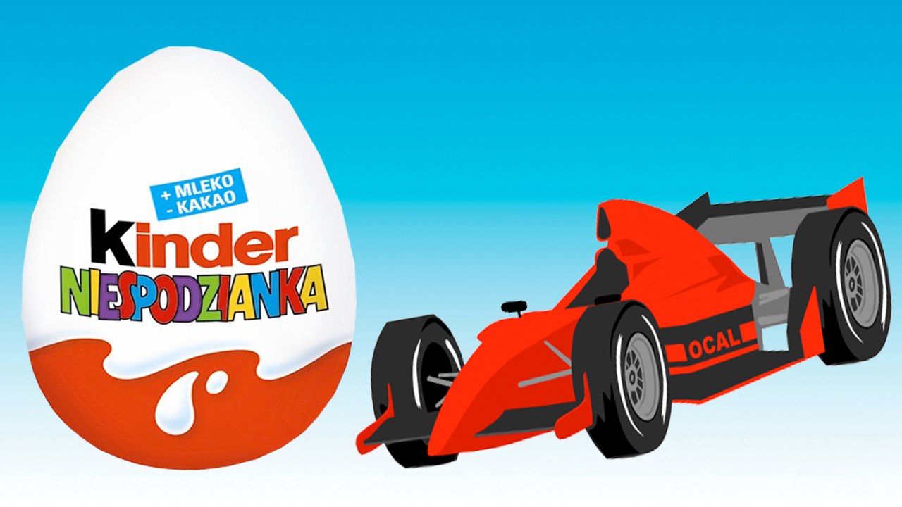 Samochód/ Wyścigówka Cadillac Magic Kinder Jajko Niespodzianka Disney Baw się z nami