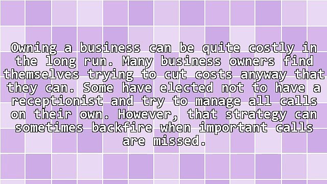 A Virtual Receptionist Service May Be The Next Level