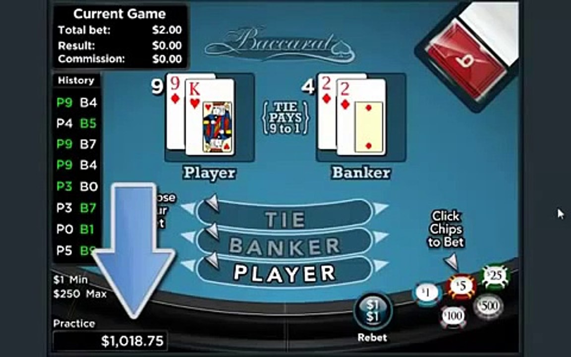 Free Baccarat Strategy - Win $1000s Playing Baccarat